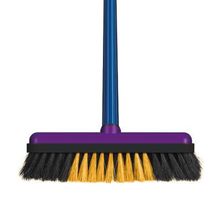 Vassoura Extra Macia Para Pisos Delicados - Cerdas Extra Macias - Com Cabo