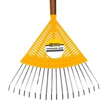 Vassoura Para Grama Com Palheta Em Aço 380mm - Dtools