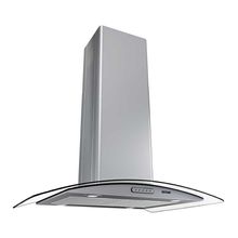 Coifa Ilha 75cm Vidro Curvo Fogatti Inox 220V