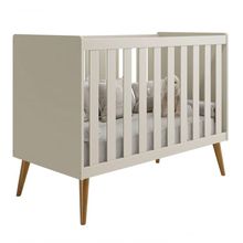 Berço Americano Retrô Isis Areia Fosco - Moveisaqui