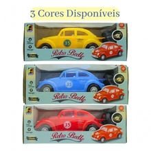 Carrinho De Controle Remoto Mini Fusca 3 Funções 22cm Color