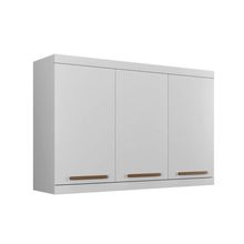 Armário Aéreo Talismã 3 Portas Arte Móveis Branco