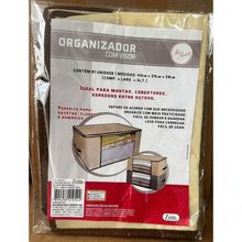Organizador Dobrável Com Visor 44x29x28cm Roupas Edredons Br
