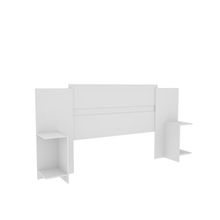 Painel Cabeceira Cama Box Casal Arizona Tcil Neve