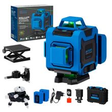 Nível Laser 4d 16 Linhas Com Tripé Suporte Magnético E Maleta