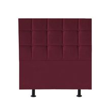 Cabeceira Estofada Cama Box Solteiro 100cm Espanha Suede Bordo- Mabe Magazine
