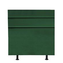 Cabeceira Estofada Cama Box Solteiro 100cm Argentina Suede Verde- Mabe Magazine