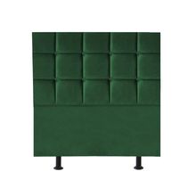 Cabeceira Estofada Cama Box Solteiro 100cm Espanha Suede Verde- Mabe Magazine