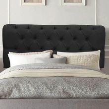 Painel Cabeceira Estofada Paris 90cm Cama Box Solteiro Suede Preto- Mabe Magazine