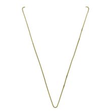 Corrente Prata c/ Ouro 18K Veneziana 0.70mm 45cm