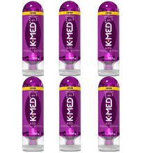 Kit 6 Gel Lubrificante K-Med 2 em 1 200ml Cada
