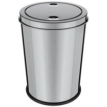 Lixeira Euro Design com Tampa Basculante Inox - 5L