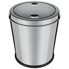 Lixeira Euro Design com Tampa Basculante Inox - 3L