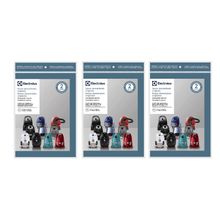 3 Kits 3 Sacos de aspirador de pó - Modelos: Clario, Classic Silencer, Jetmaxx, Ultrasilencer, Ultraone, Equipt e Powerforce (SWECL) Electrolux