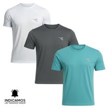 Kit 3 Camisetas Diadora Small Logo Masculina