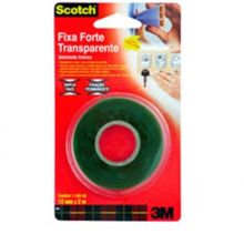 Fita Dupla Face Fixa Forte 3m 12x2mt