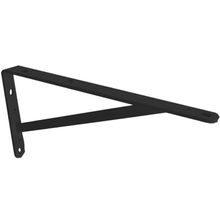 Mão Francesa Reforçada 50 Cm Preta - Mfr-330500-pr - Multivisão