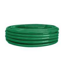 Mangueira Jardim Flexível 25 Metros Verde - Dtools, Bitola 7-16, Parede 1.5mm, Acompanha Esguicho