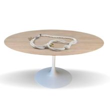 Mesa De Jantar Tulipa Saarinen Redonda 120cm Tampo Cor Jade