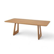 Mesa De Jantar Retangular De Madeira Panamera 180cm X 100cm Champagne