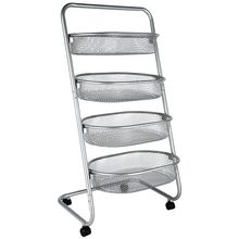 Fruteira Euro Space em Aço com 4 Cestos - 85 cm