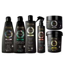 Kit Arvensis Cachos Shampoo Condicionador Ativador Mascara 2x1 Day After Geléia Alta