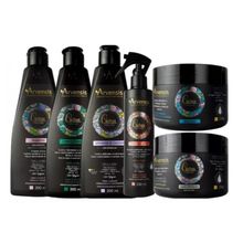 Kit Cachos Arvensis Shampoo Condicionador Máscara Ativador Gelatina Day After