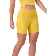 Bermuda Authen Feminino Grit Bossa 3 Bolsos 15cm Amarelo