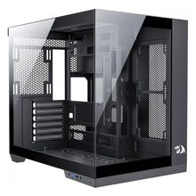 Gabinete Gamer Redragon Wideload Pro Mid Tower Vidro Temperado ATX Sem Fan CA-604B-PRO