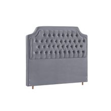 Cabeceira de Casal Cinza Grafite - 2M Móveis