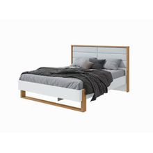 Cama Queen Freetown Amêndoa Branco - Lopas