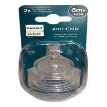 Bico Mamadeira Avent Philips - Clássica Nº4 6m+ - 2 Unidades