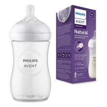 Mamadeira Avent Pétala Transparente Com Bico Nº3  260ml