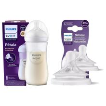 Mamadeira Philips Avent Pétala 330ml Antivazamento + Bico N4