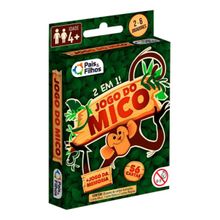Jogo Do Mico Jogo Da Memória 56 Cartas Brinquedo 2 Em 1