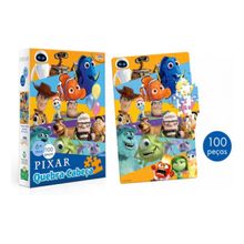 Quebra Cabeça Infantil 100 Peças Disney Pixar Toyster 8052