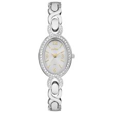 Relógio Condor Feminino Ref: Co2035nvj/5k Oval Bracelete Prateado
