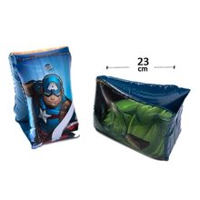 Boia de Braço Inflável 23x14cm Avengers Marvel - Tudo em Caixa