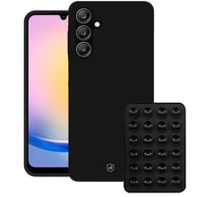 Kit Capa Silicon Veloz para Galaxy A25 5G +  Ventosa - Preta