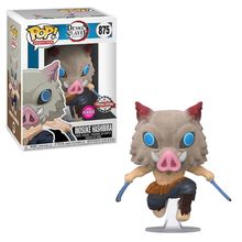 Funko Pop Demon Slayer 875 Inosuke Hashibira Flocked Special