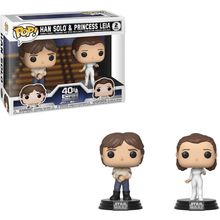 Funko Pop Star Wars Han Solo and Leia 2-Pack