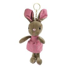 Chaveiro de Pelúcia Coelhinha Cinza 24cm