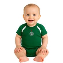 Body Bebê Palmeiras Camisa de Jogo Verde Oficial