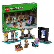 Lego Minecraft O Arsenal Nether Portal 203 Peças - 21252