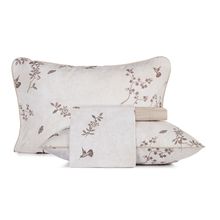 Jogo Cama King 4 Pcs Malha Fio Penteado Paradis Altenburg