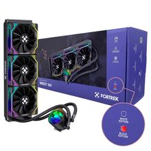 Water Cooler Fan Triplo 360MM ARGB Preto Breezy 360 Fortrek