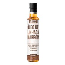 Óleo de Linhaça  Marrom  250ml SABOR VERDE  Prensado a frio