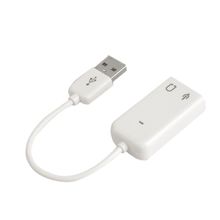 Adaptador placa de som externa usb 7.1 Fone e Microfone
