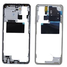 Carcaça Aro + Botão de Volume Compatível Redmi Note 10 Prata