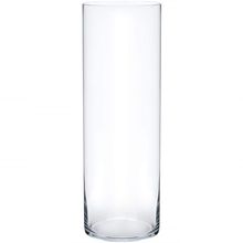 Vaso Vidro Cilindro Grande Comprido 50x20 cm Transparente